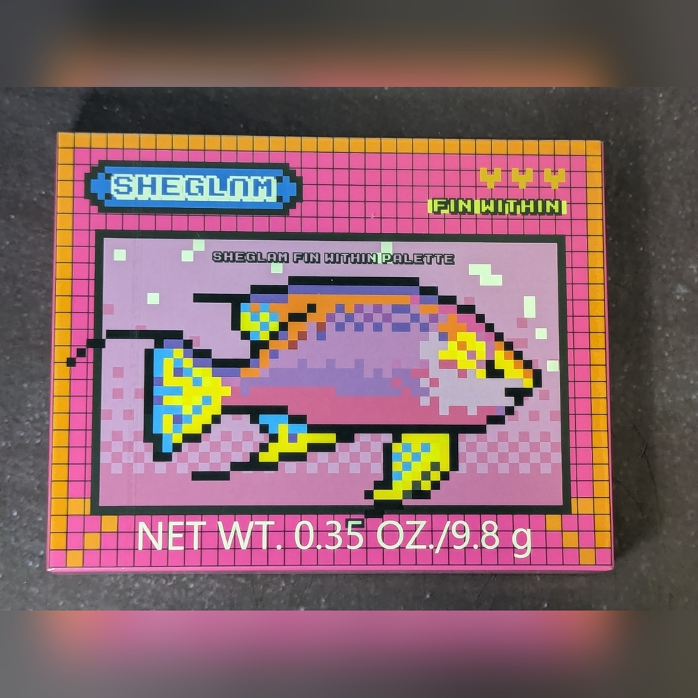 Sheglam Fin Within Eyeshadow Palette NIB Sealed 12 Bright Shimmery Shades - Picture 3 of 9